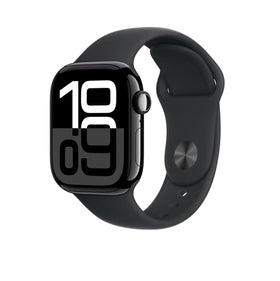 Watch Series 10 (2024) GPS - Rose gold aluminum - Black sports bracelet